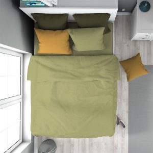 DIMcol Πάπλωμα Solid 504 160X240 Olive 100% Cotton