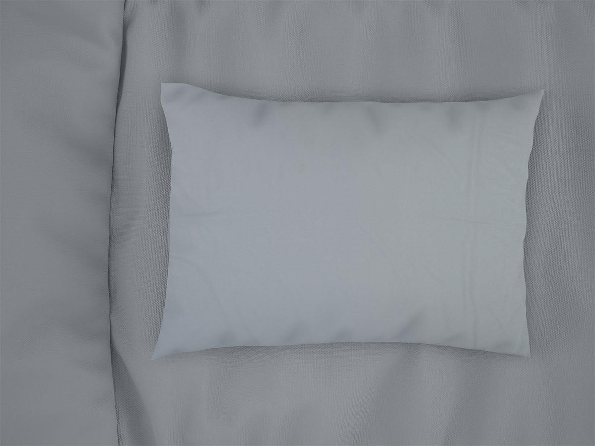 DIMcol Μαξιλαροθήκη bebe Solid 505 35X45 Light Blue-Grey 100% Cotton