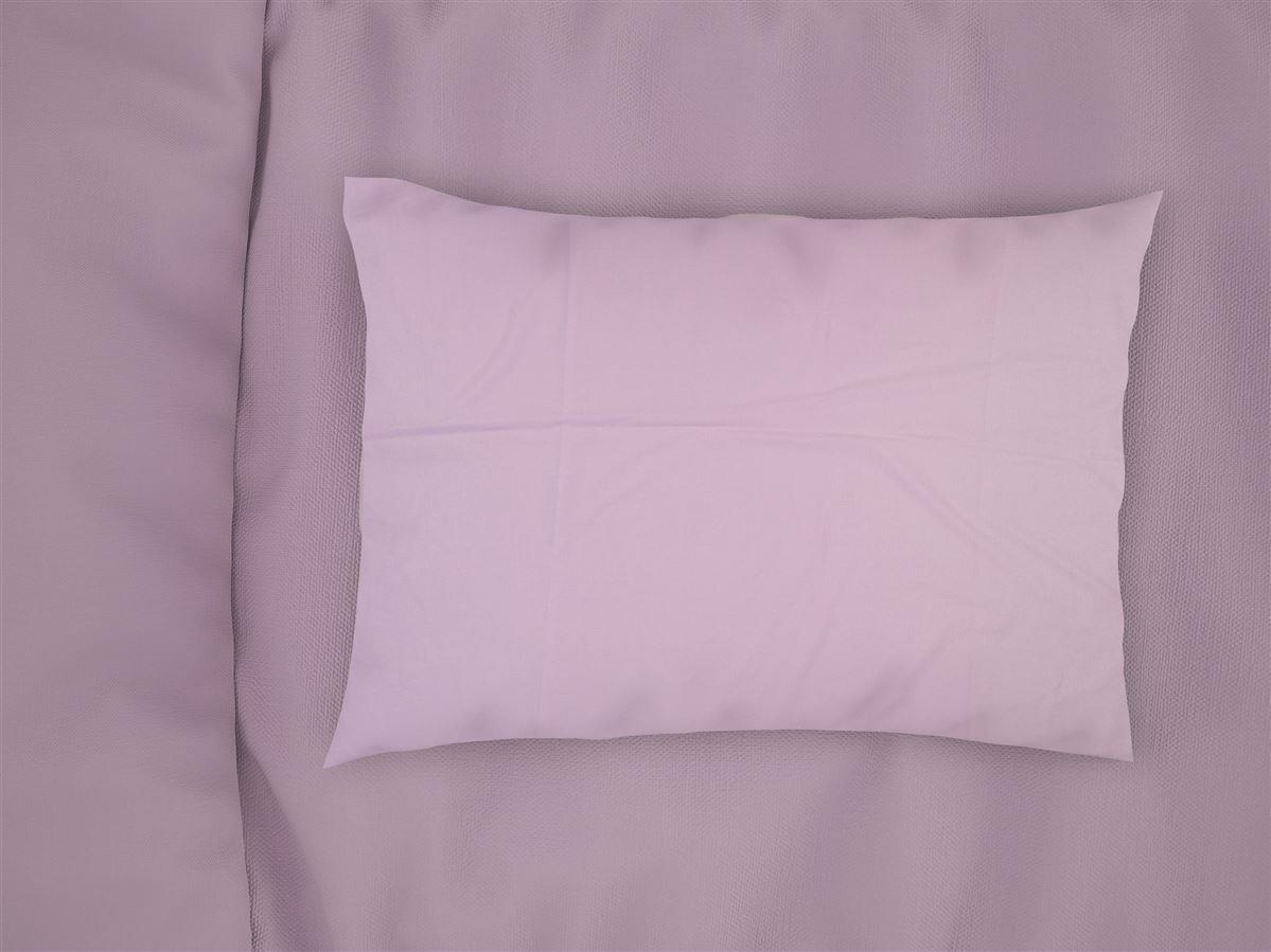 DIMcol Μαξιλαροθήκη bebe Solid 506 35X45 Light Purple 100% Cotton