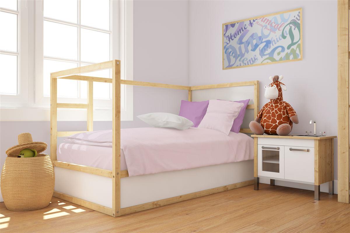 DIMcol Παπλωματοθήκη bebe Solid 506 120X160 Light Purple 100% Cotton
