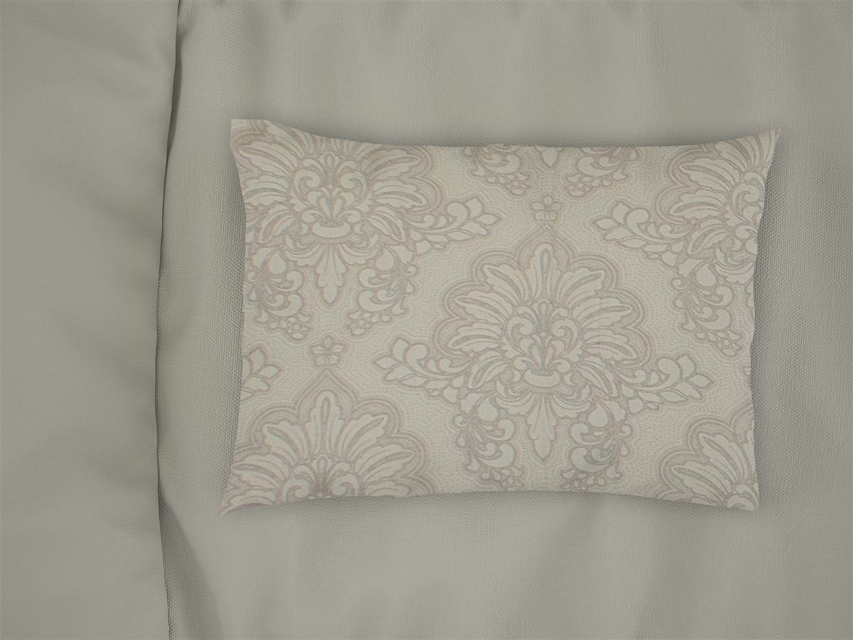 DIMcol Μαξιλαροθήκη Εμπριμέ Άρτεμις 702 50X70 Beige 100% Cotton