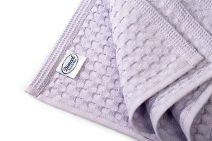 DIMcol Ποτηρόπανο Πικέ 325 gr/m² Solid 50X70 Pastel Lilac 100% Cotton