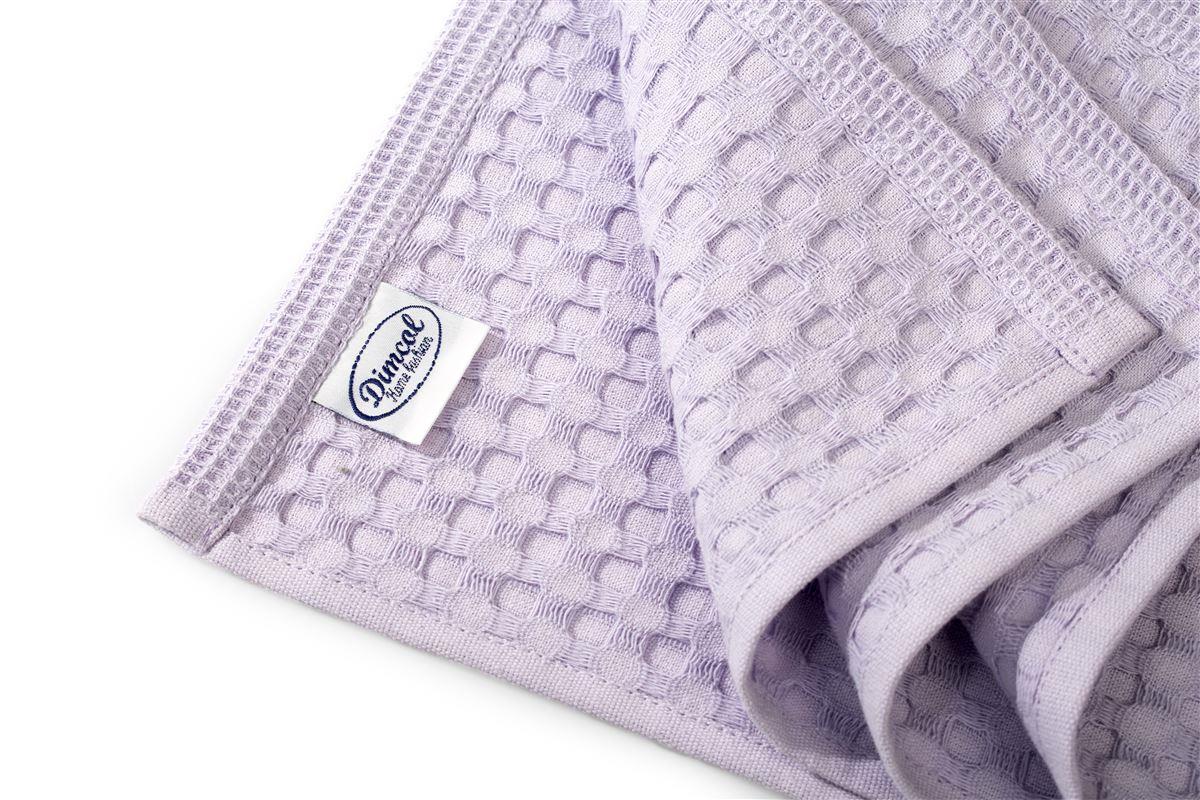 DIMcol Ποτηρόπανο Πικέ 325 gr/m² Solid 50X70 Pastel Lilac 100% Cotton
