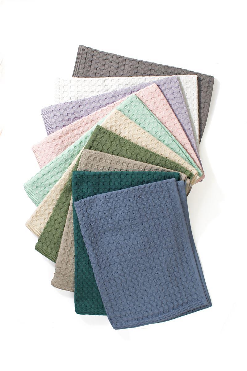DIMcol Ποτηρόπανο Πικέ 325 gr/m² Solid 50X70 Elephant 100% Cotton - Image 2