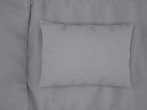 DIMcol Μαξιλαροθήκες Ζεύγος Exotic Line 50X70+15 Grey 100% Cotton