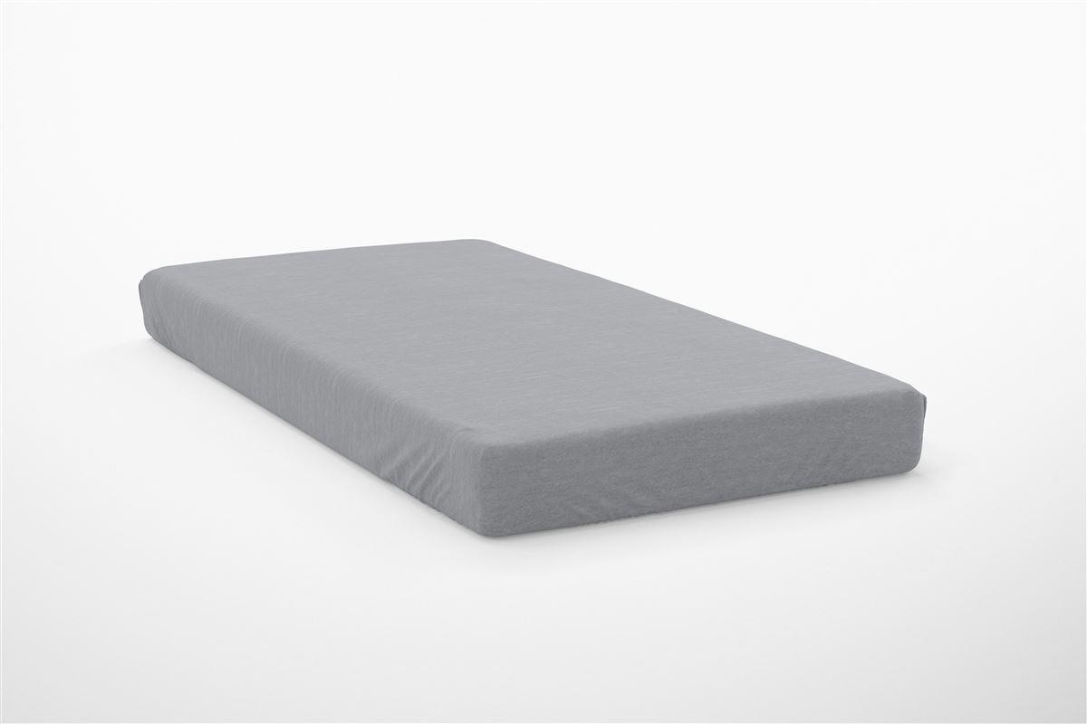 DIMcol Σεντόνι Με Λάστιχο 1 τεμ. Exotic Line 100X200+30 Grey 100% Cotton