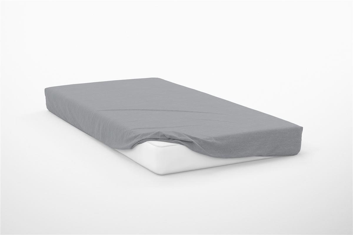 DIMcol Σεντόνι Με Λάστιχο 1 τεμ. Exotic Line 100X200+30 Grey 100% Cotton - Image 2