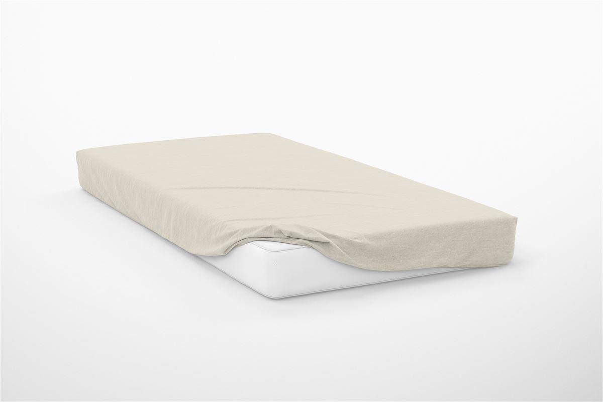 DIMcol Σεντόνι Με Λάστιχο 1 τεμ. Exotic Line 180X200+30 Ecru 100% Cotton - Image 2