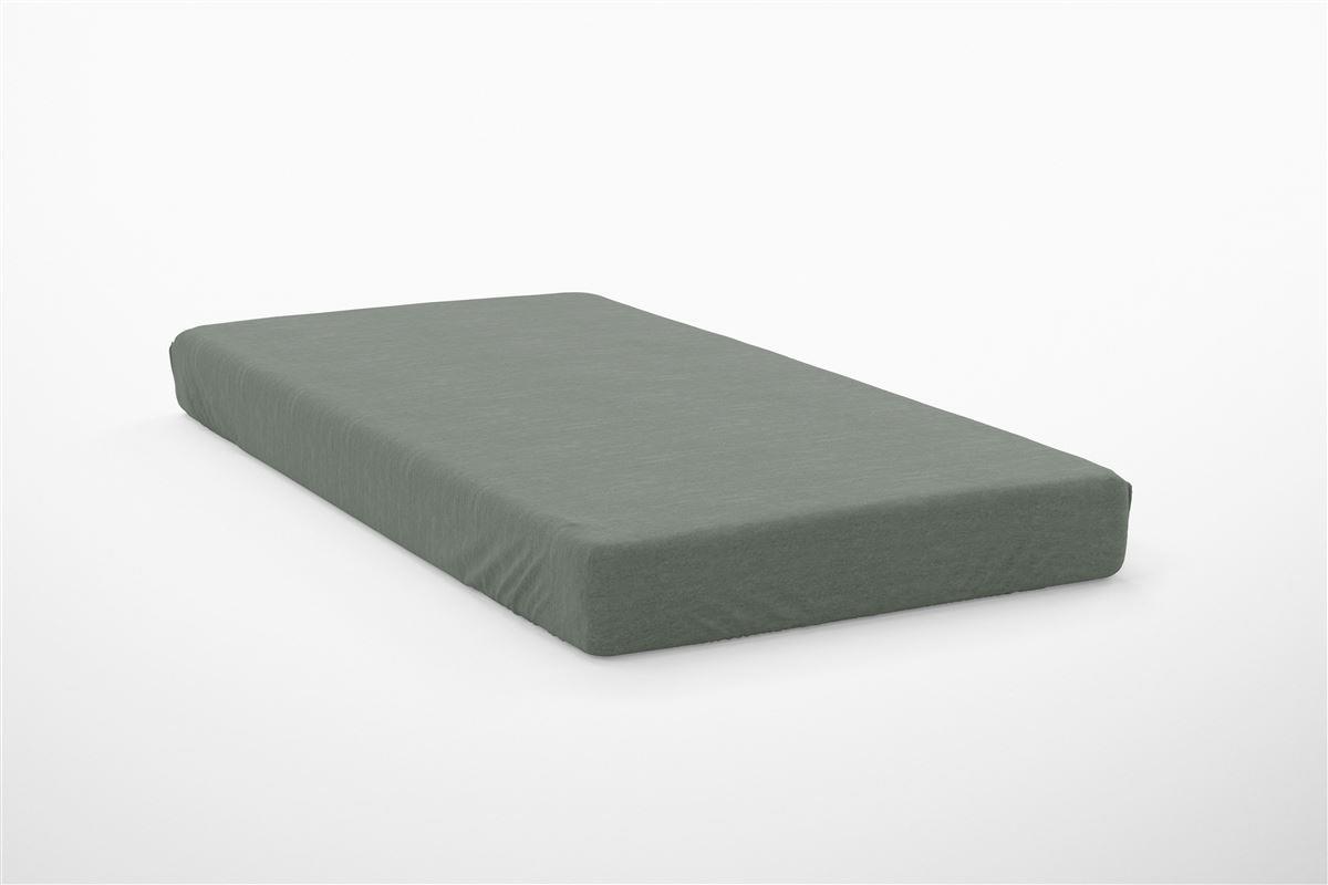 DIMcol Σεντόνι Με Λάστιχο 1 τεμ. Exotic Line 180X200+30 Olive 100% Cotton