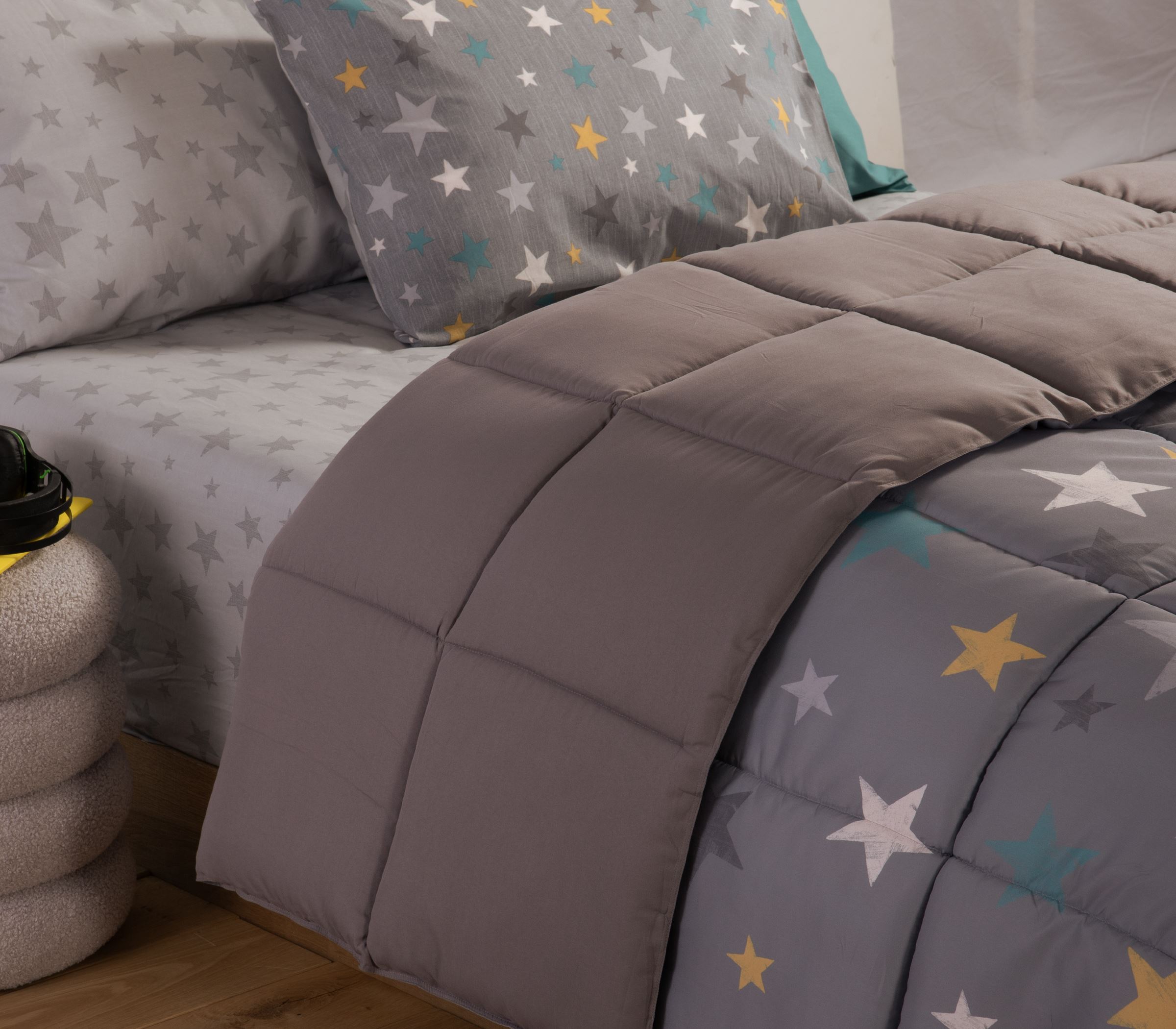 Nef-Nef Homeware ΠΑΠΛΩΜΑ ΜΙΚΡ-ΠΟΛ.STARS ABOVE 160X220 SILVER - Image 4