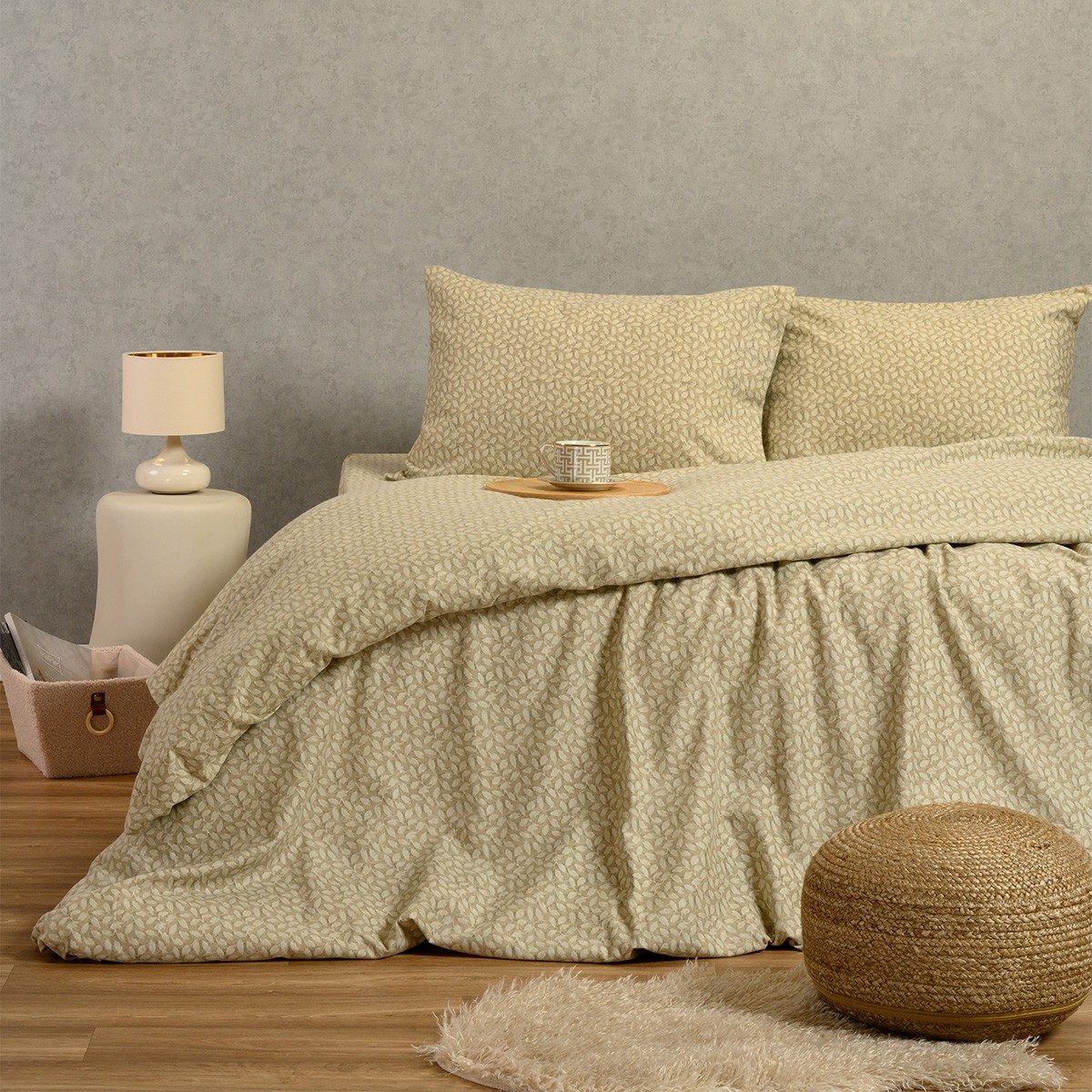 Melinen Home Σετ Σεντονια Φανελενια Μονα (Λ) Elise Greige (100Χ200+30) 170Χ260
