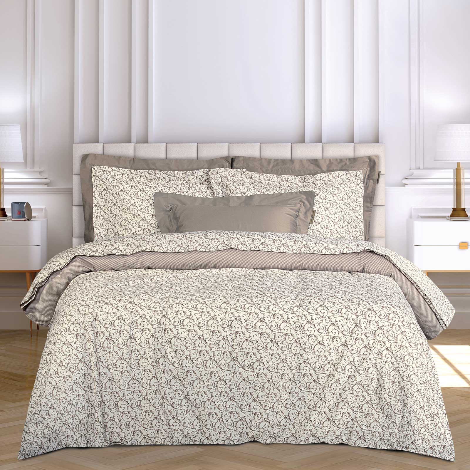 Greenwich Polo Club Σετ Σεντόνια Υπέρδιπλα Essential 2370 240x260 50x70+5 BEIGE, CREAM