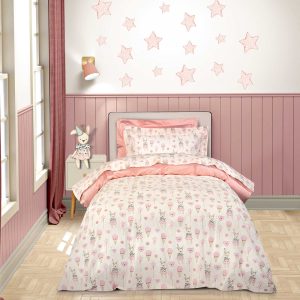 Greenwich Polo Club Σετ Σεντονια Μονα Essential 8859 Ivory - Pink