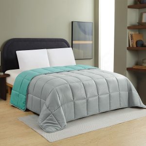 Melinen Home Παπλωμα Υπερδιπλο Brooklyn Grey/Petrol (220X240) 220Χ240