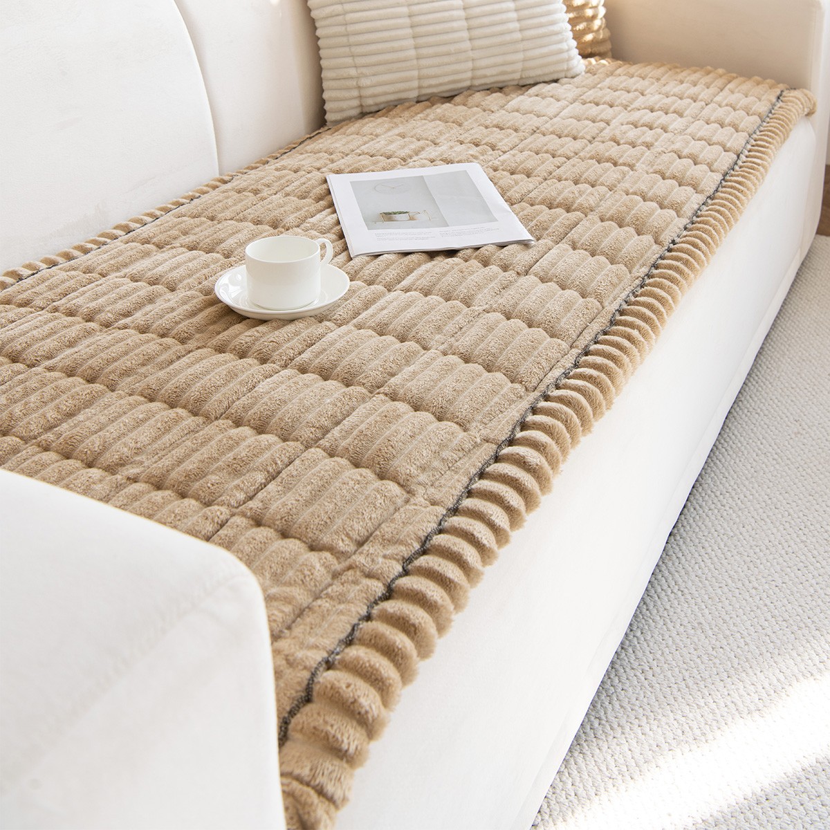 Melinen Home Ανωστρωμα Καναπε Aspen Beige (70X150) 70Χ150