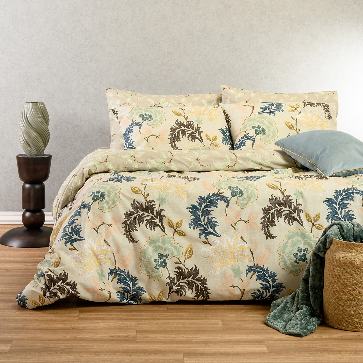 Melinen Home Παπλωματοθηκη Μονη Alessandro Blue Ultra Line (165X245) 165Χ245
