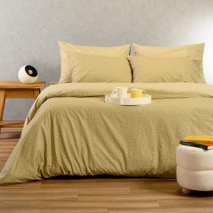 Melinen Home Σετ Σεντονια Διπλα Samuele Olive/Beige Ultra Line (205X270) 205Χ270