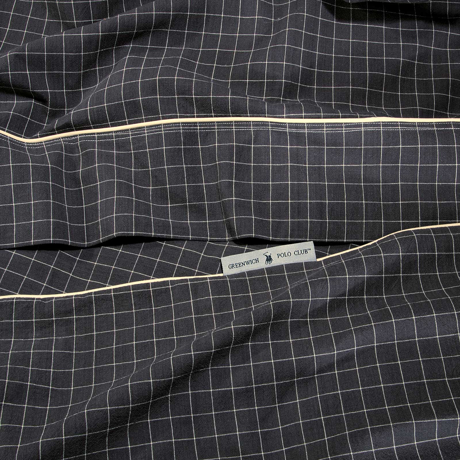 Greenwich Polo Club Παπλωματοθηκη Σετ Υπερδιπλh Essential 2297 Black Black - Image 3