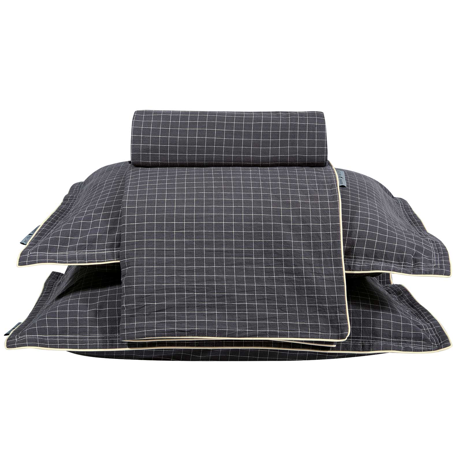 Greenwich Polo Club Παπλωματοθηκη Σετ Υπερδιπλh Essential 2297 Black Black - Image 4