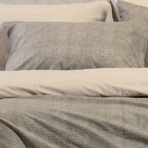 Melinen Home Σετ Μαξιλαροθηκες (Π) Luca Grey Ultra Line (50X70) 50Χ70