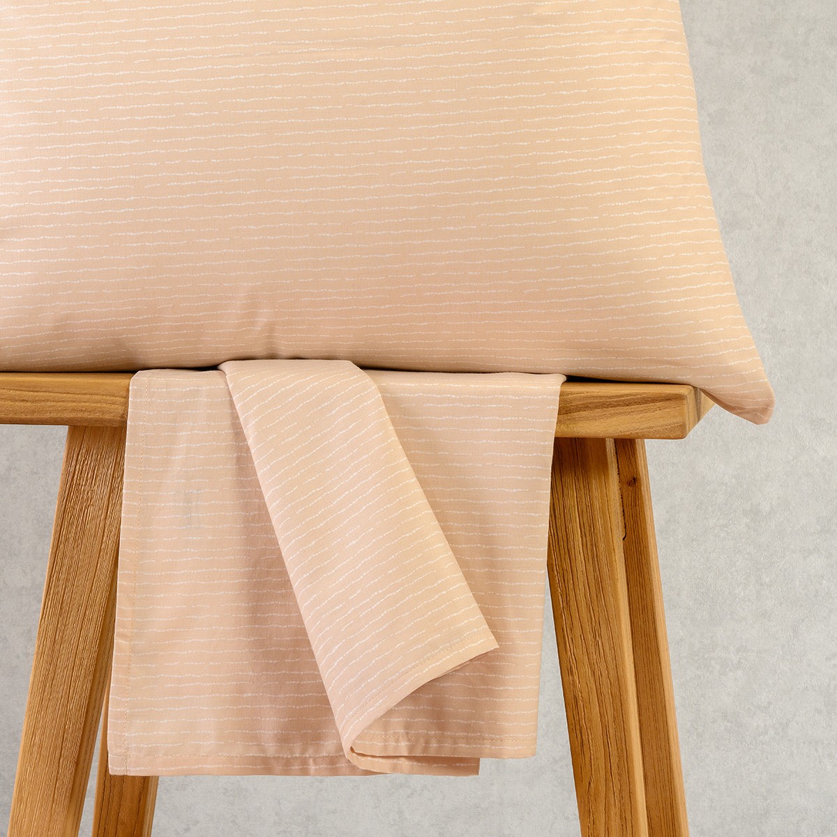 Melinen Home Σεντονι (Σετ 3 Τεμ.) 180Χ200+32 Davide Beige Casual Line Mini 50X70cm