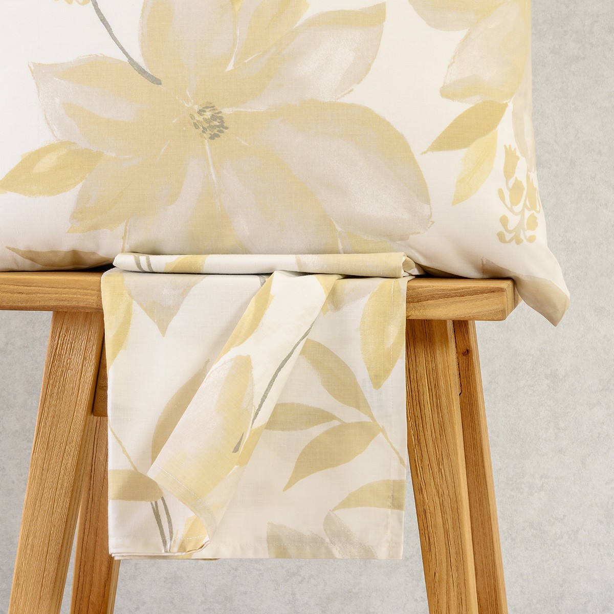Melinen Home Σεντονι (Σετ 2 Τεμ.) 120Χ200+32 Giulia Ochre Casual Line Mini 50X70cm