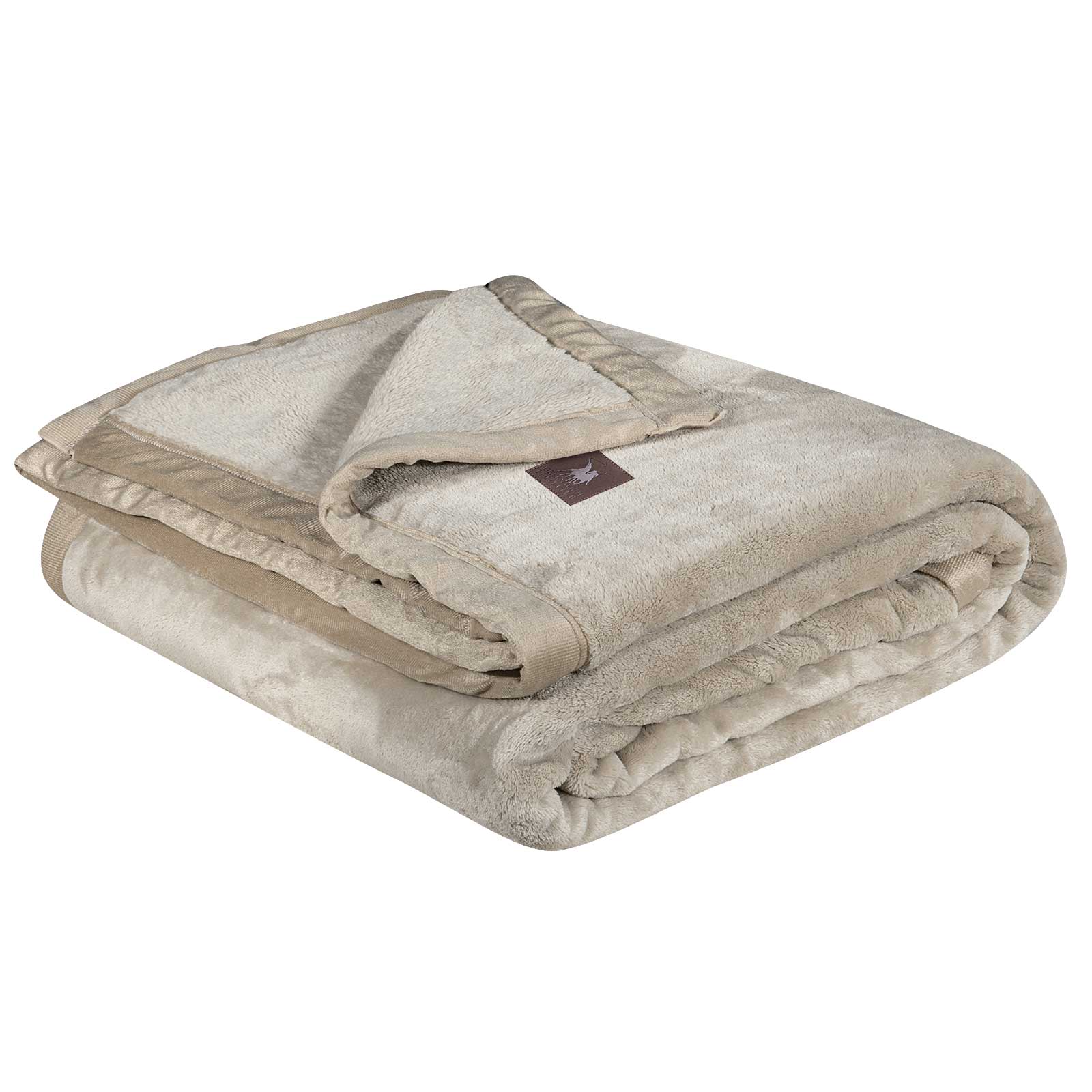 Greenwich Polo Club Κουβερτα Velour King Essential 3972 Taupe Taupe - Image 3
