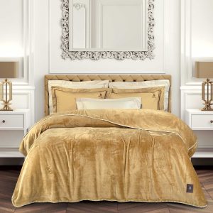 Greenwich Polo Club Κουβερτα Fleece 170X240 Essential 4441 Ochre Ochre