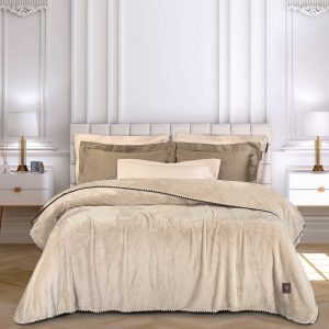 Greenwich Polo Club Κουβερτα Fleece 220X240 Essential 4438 Beige Beige