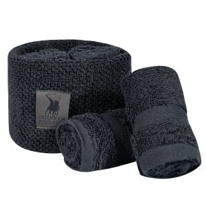 Greenwich Polo Club Σετ Πετσετες 4 Τεμαχιων Essential 4106 Dark Grey Dark Grey