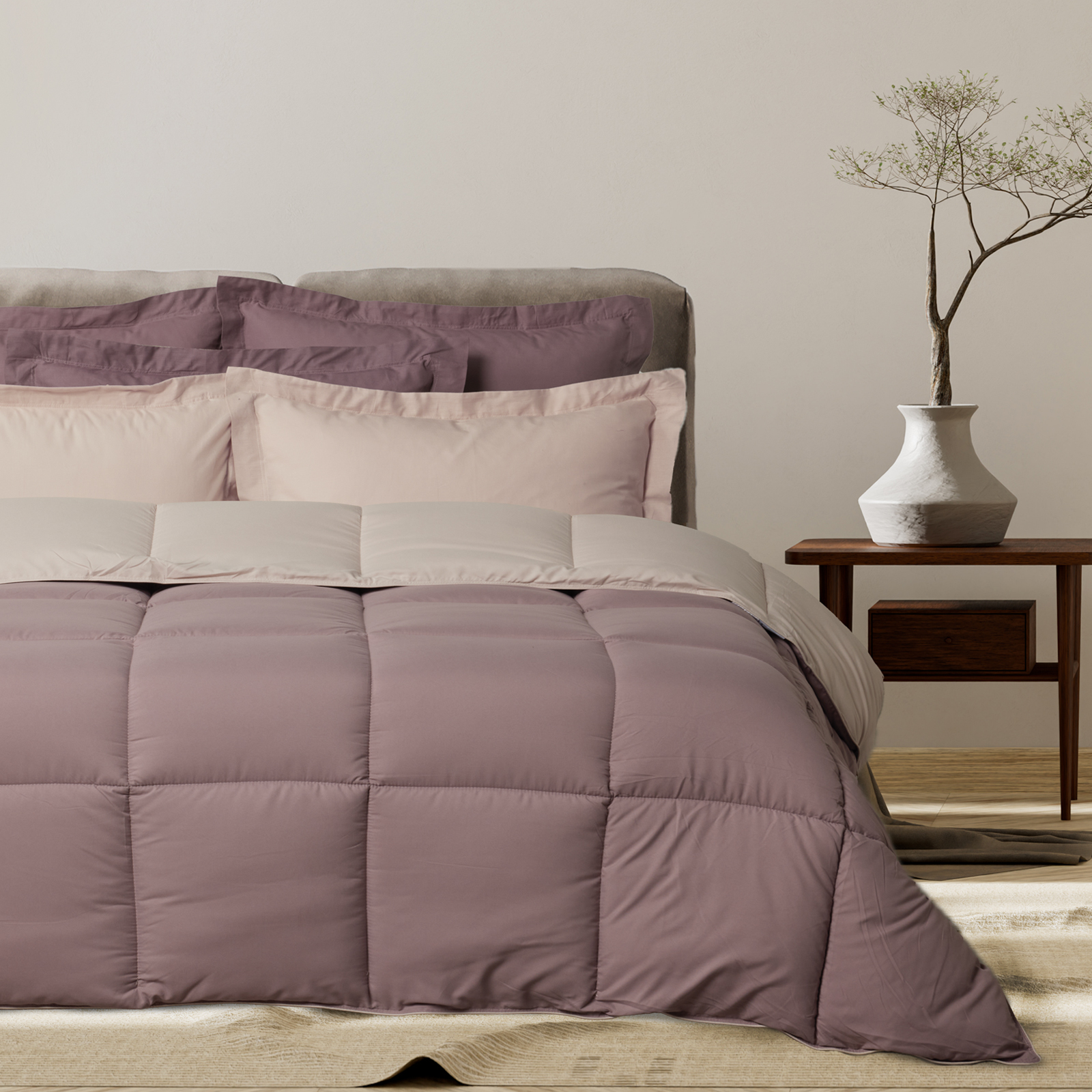 Das Home Παπλωμα Μονο Happy 9691 Beige - Purple