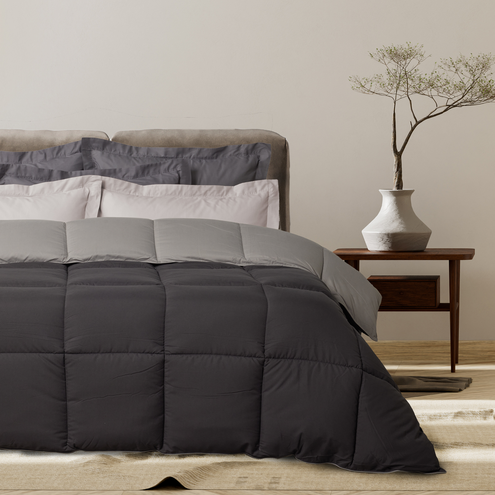 Das Home Παπλωμα Μονο Happy 9693 Black - Grey Black - Grey