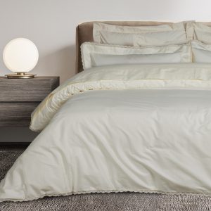 Das Home Παπλωματοθηκη Σετ King Prestige 1709 Ecru