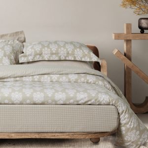 Das Home Σετ Παπλωματοθήκη Μονή Happy 9689 Taupe 160x240, 50x70+5 100% Cotton