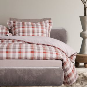 Das Home Σετ Παπλωματοθήκη Μονή Happy 9690 160x240 Taupe 100% Cotton