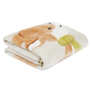 Das Baby Κουβερτα Velour Κουνιας Relax 4978 Beige - Teracotta Beige - Teracotta