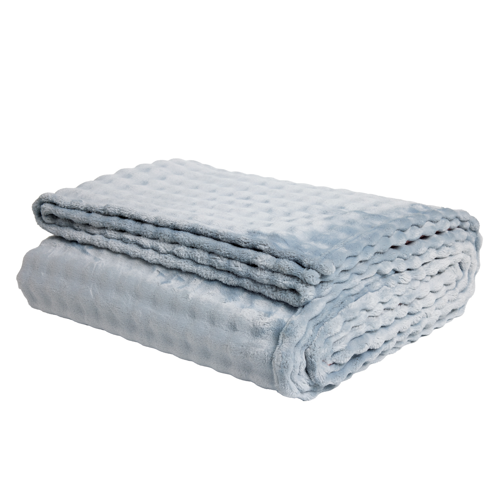 Das Home Κουβερτα Bubble Fleece 240Χ260 1371 Light Blue - Image 3