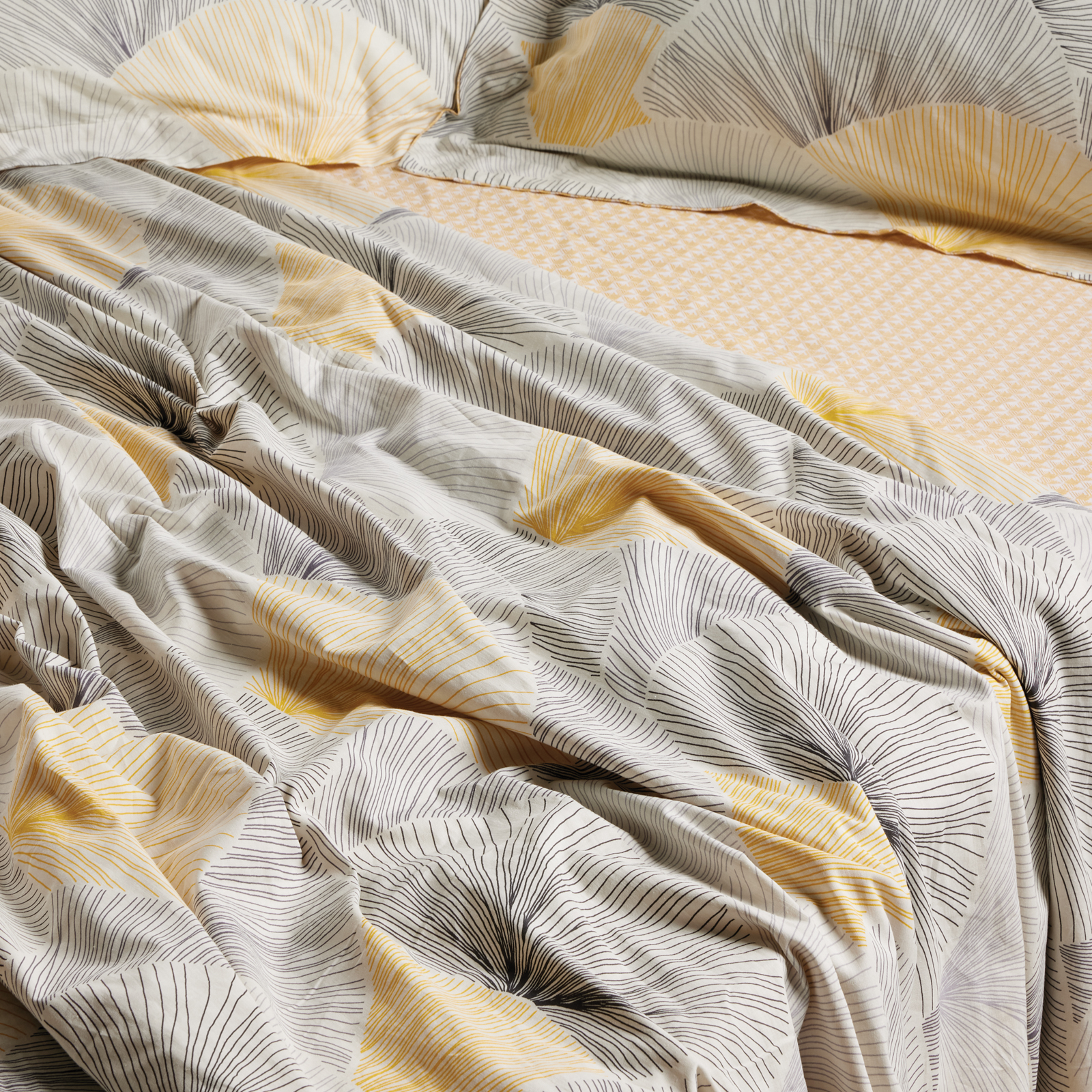 Das Home Σετ Σεντονια Μονα Happy 9685 Grey - Ochre Grey - Ochre - Image 2