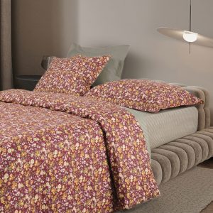 Das Home Σετ Σεντονια Υπερδιπλα Happy 9683 Bordeaux - Green Bordeaux - Green