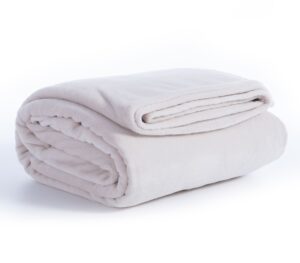 Nef-Nef Homeware ΚΟΥΒΕΡΤΑ FLEECE ΠΟΛ.COSY 220X240 ECRU