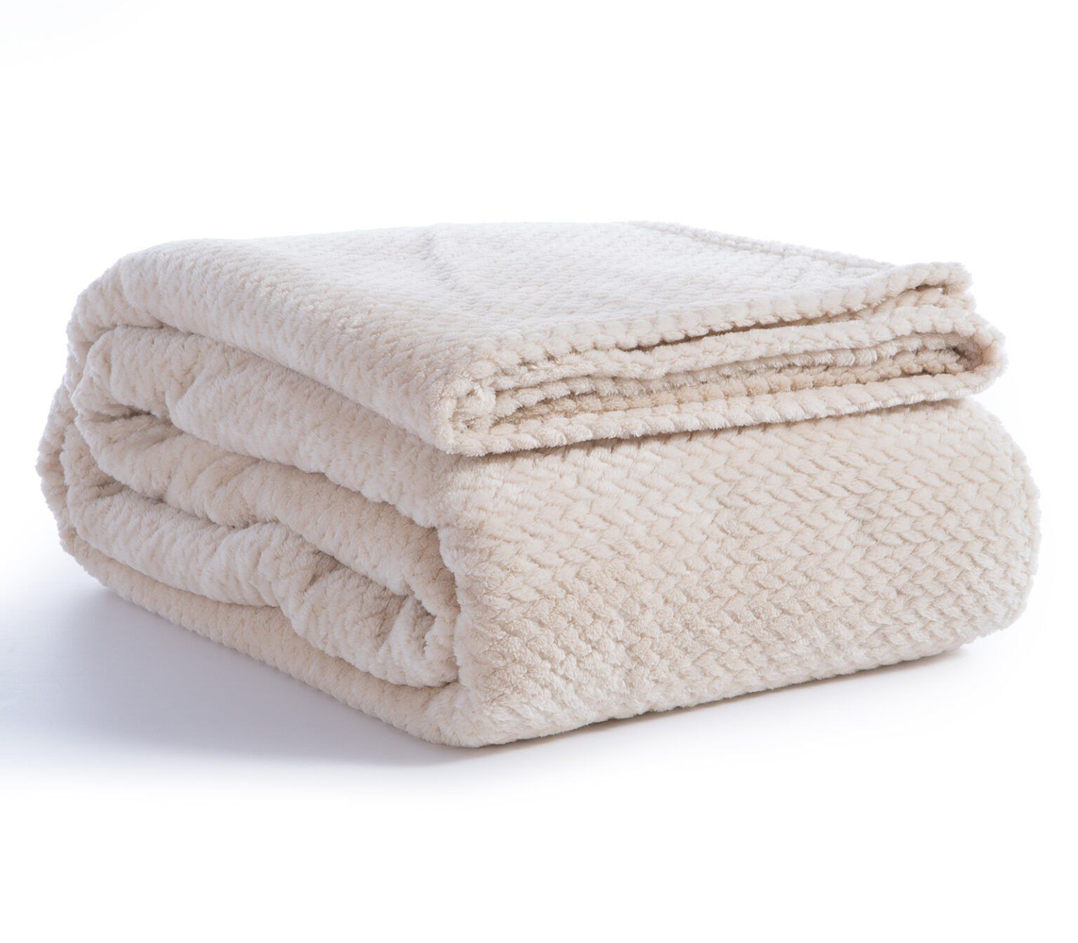 Nef-Nef Homeware Υπέρδιπλη Κουβέρτα Fleece Worth 220x240 ECRU
