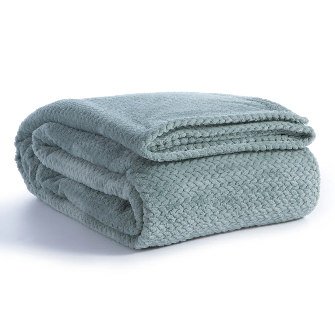 Nef-Nef Homeware Υπέρδιπλη Κουβέρτα Fleece Worth 220x240 Green