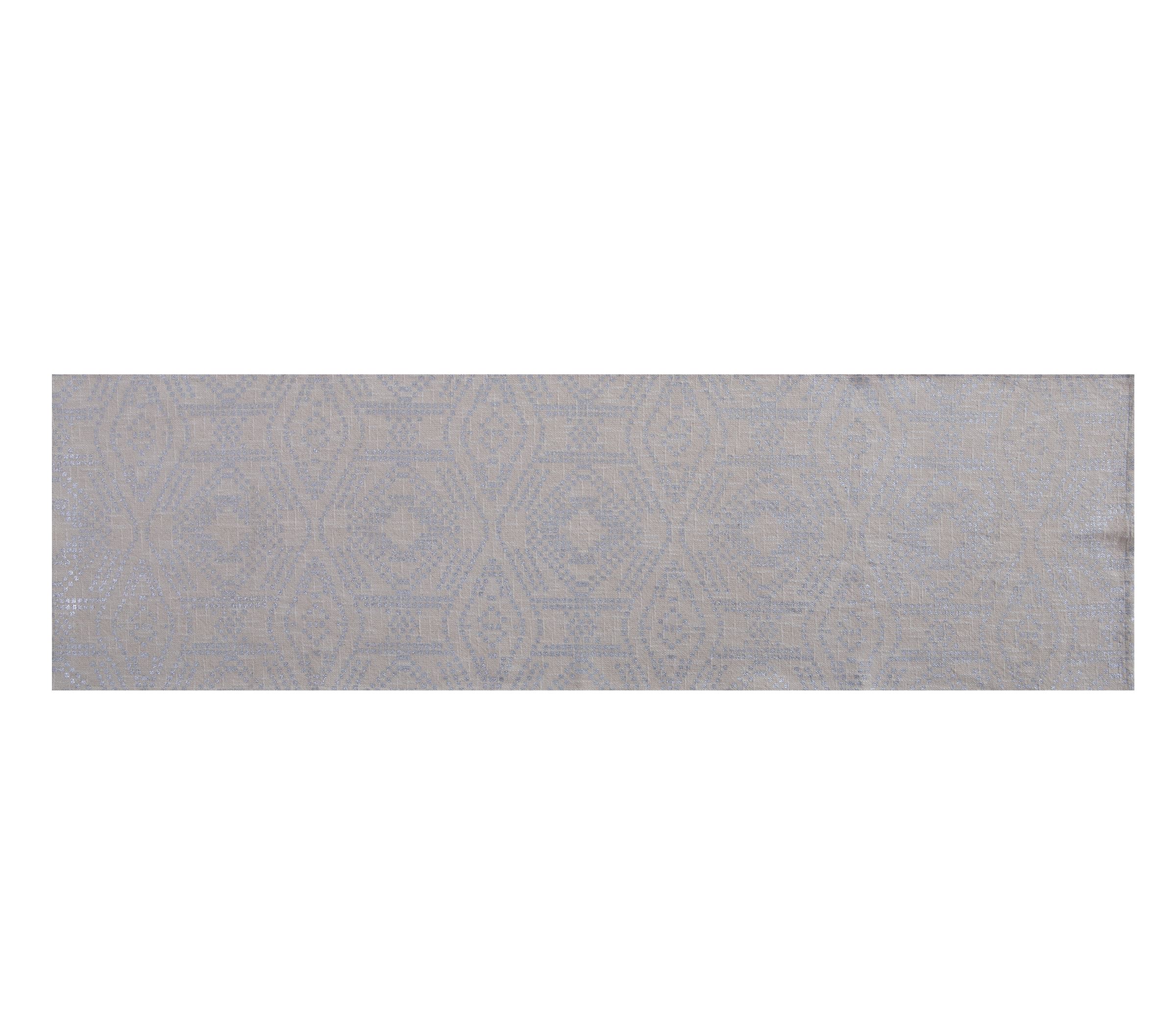Nef-Nef Homeware Runner Glam 45x150 SILVER