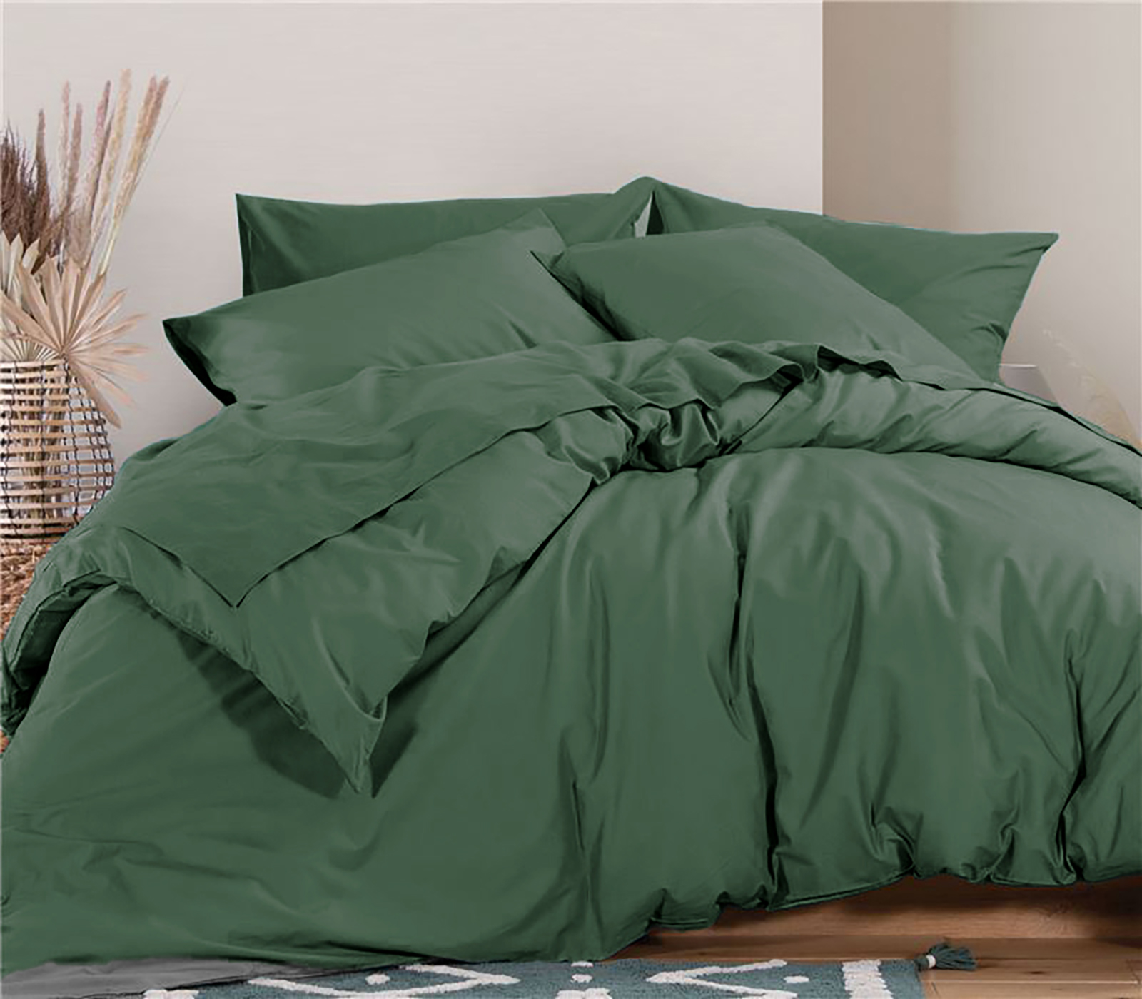 Nef-Nef Homeware Παπλωματοθήκη Μονή Basic-22 160x240 1172-GREEN