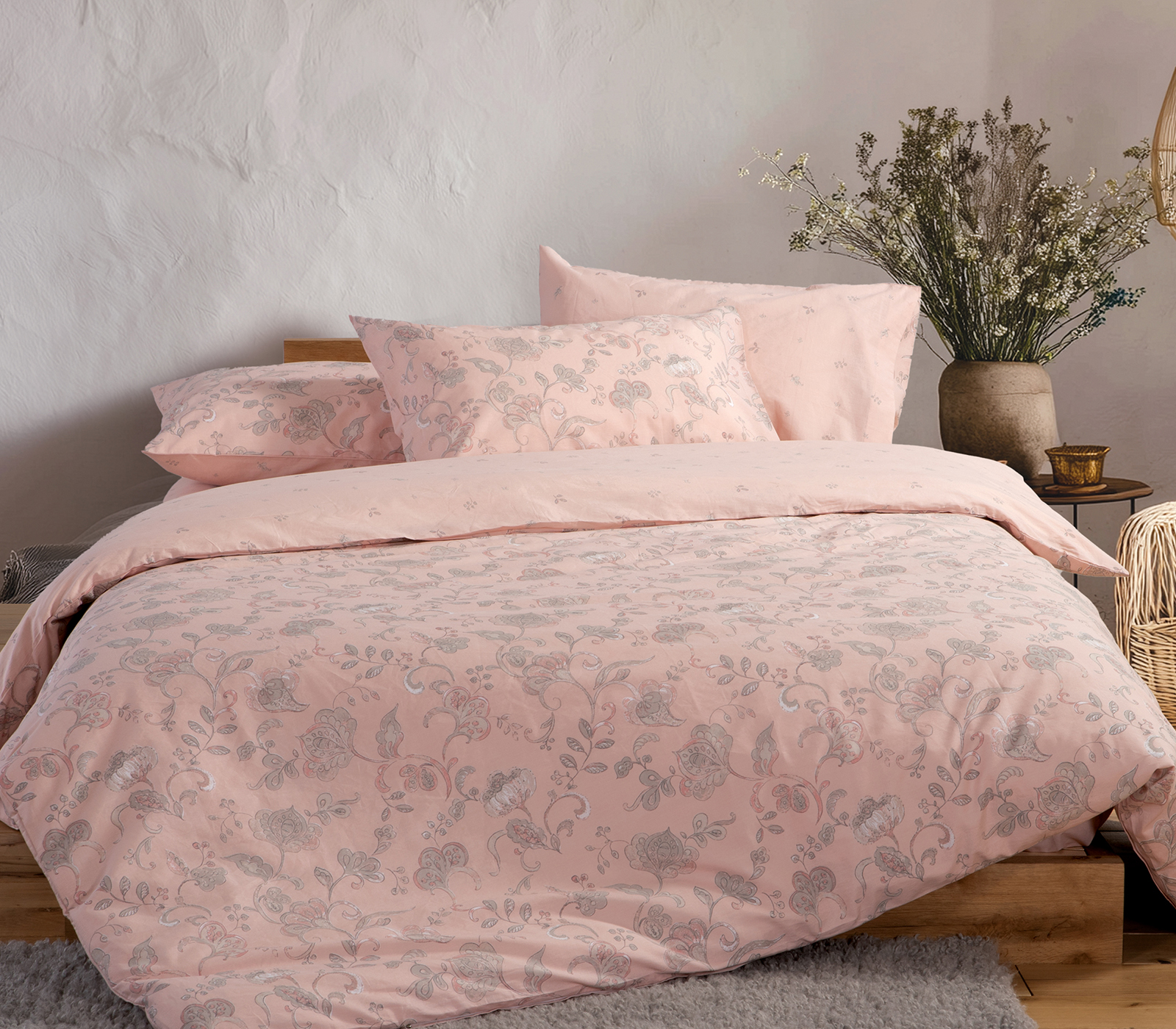 Nef-Nef Homeware ΣΕΝΤΟΝΙ ΒΑΜΒ.CARENA ΣΕΤ ΜΟΝΟ PINK
