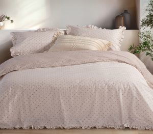 Nef-Nef Homeware ΣΕΝΤΟΝΙ ΒΑΜΒ.PIOMBINO ΣΕΤ KING SIZE 280Χ270 BEIGE