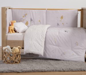 Nef-Nef Homeware ΠΑΠΛΩΜΑ ΒΑΜΒ-ΠΟΛ MY UNIVERSE 110X140 GREY