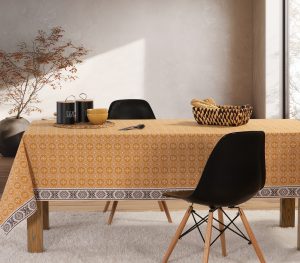 Nef-Nef Homeware ΤΡΑΠΕΖΟΜΑΝΤΗΛΟ ΒΑΜΒ ΑΛΕΚΙΑΣΤΟ JENERIA 140X240 MUSTARD