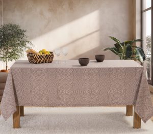 Nef-Nef Homeware ΤΡΑΠΕΖΟΜΑΝΤΗΛΟ ΒΑΜΒ-ΠΟΛ ORION 140X180 GREY