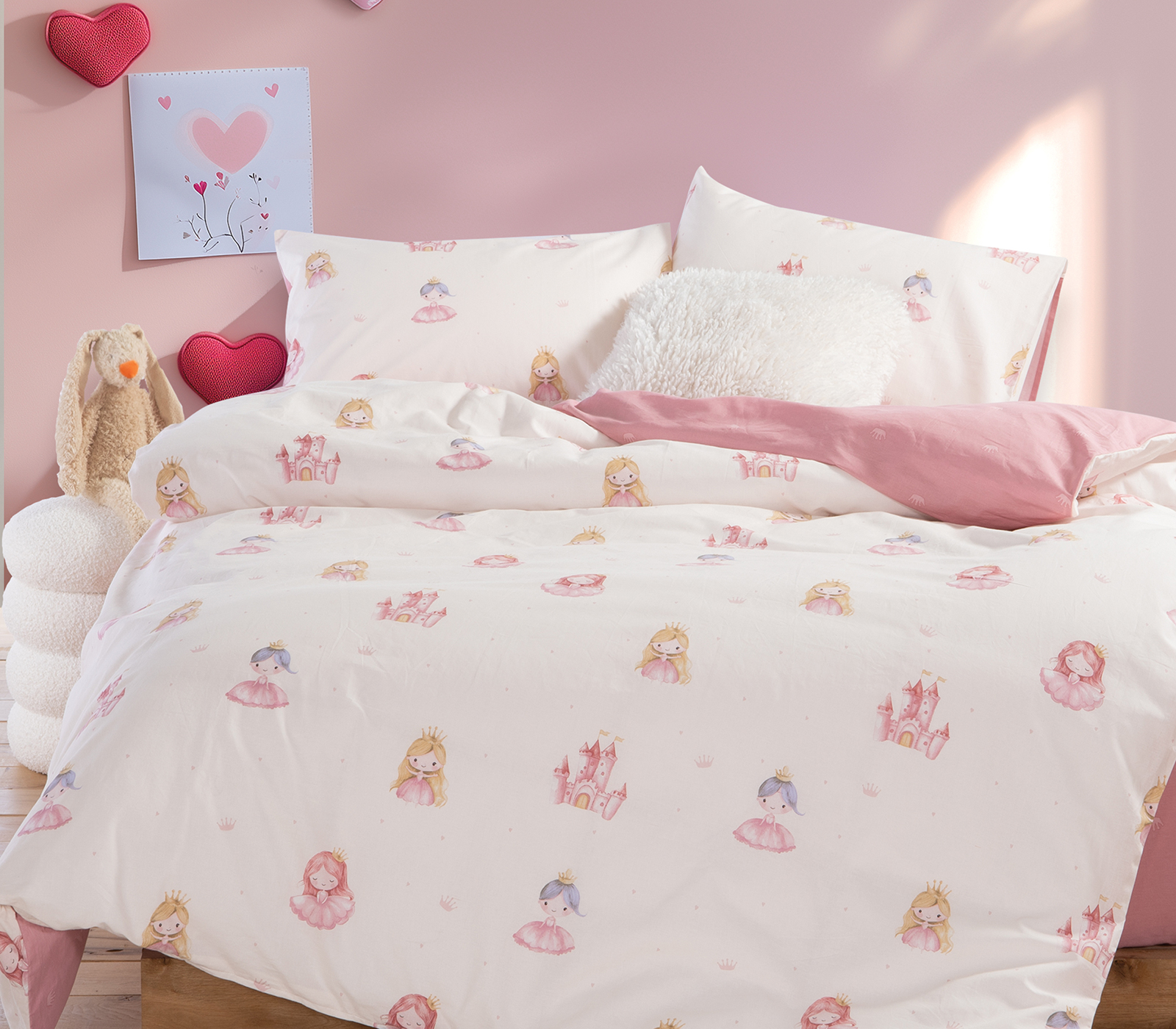 Nef-Nef Homeware ΠΑΠΛΩΜΑΤΟΘΗΚΗ ΒΑΜΒ.ΣΕΤ ΜΟΝΗ OUR PRINCESS CREAM